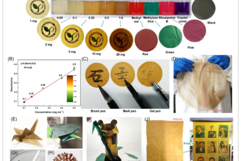 彩色氧化石墨紙和柔性N摻雜石墨紙的制備與表征，用于超級電容器和電容去離子